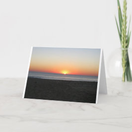 Sunset, cartão