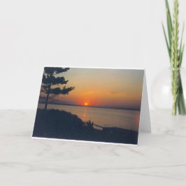 Sunset, cartão