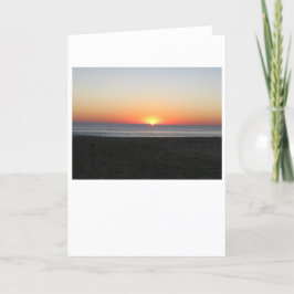 Sunset, cartão