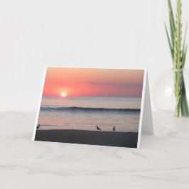 Sunset, cartão
