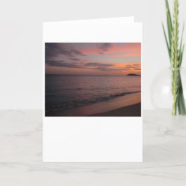 Sunset, cartão