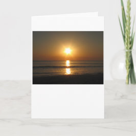 Sunset, cartão