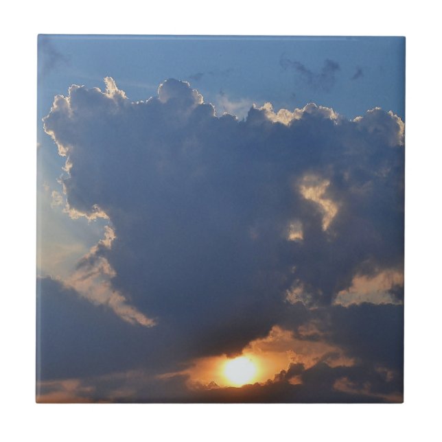 Sunset com Formação de Nuvem Teacup por STaylor (Frente)