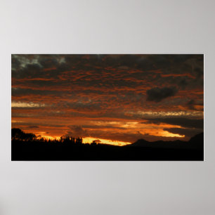 Sunset do Alto Deserto - Poster