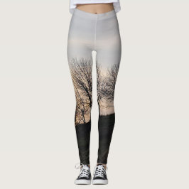 Sunset down the hill - Leggings for Women