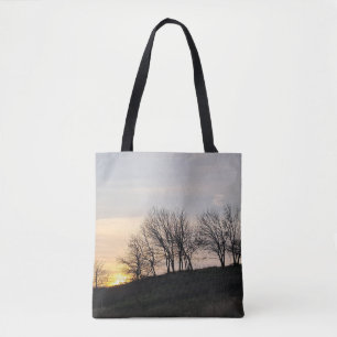 Sunset down the hill - Tote bag