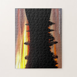 Sunset em Olson Lake Quebra-cabeça