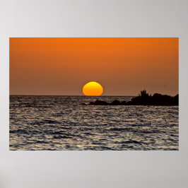 Sunset em Paphos, Chipre (2532) Poster