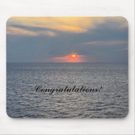 Sunset esplêndido, Parabéns, Mouse Pad