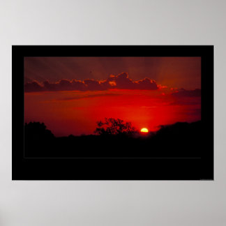 SUNSET INSPIRATION POSTER POR JUNGLEWALK.COM