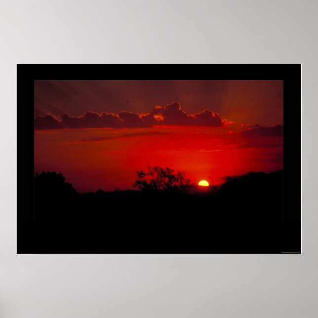 SUNSET INSPIRATION POSTER POR JUNGLEWALK.COM (Frente)