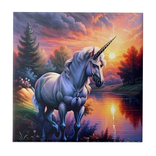 Sunset Lake River Unicorn Seven (Frente)