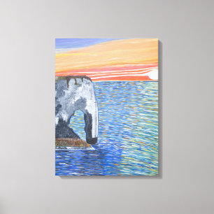 Sunset na canvas da França