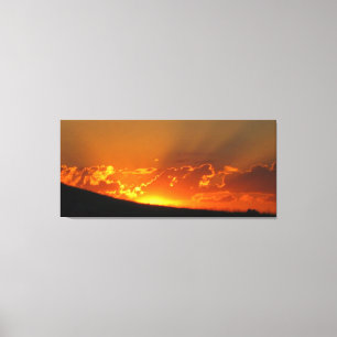 Sunset Na Canvas Do Horizonte