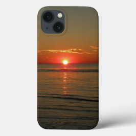 SunSet na capa de telefone de célula fotográfica d