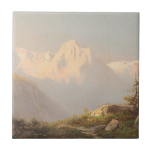Sunset nas montanhas - Carl Lafite