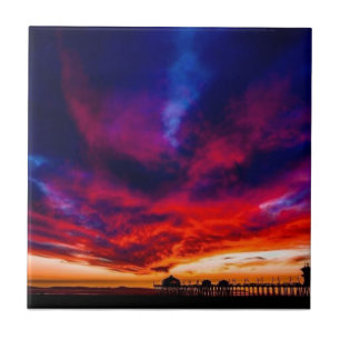 Sunset no Pier, Huntington Beach, CA