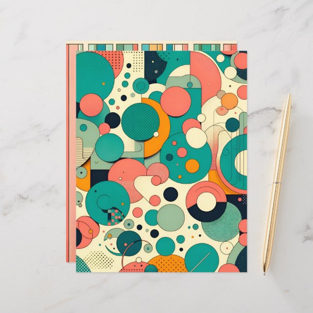 Sunset on Sea Standard Scrapbook Paper (Frente/Verso In Situ)