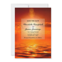 Sunset Orange Ouro Sky Sea Dourado Salvar Data