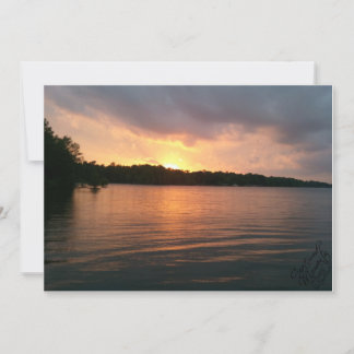 Sunset Over Lake Marion - Convite