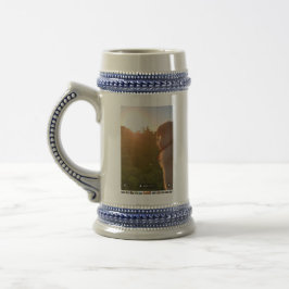 Sunset Puppy Beer Stein