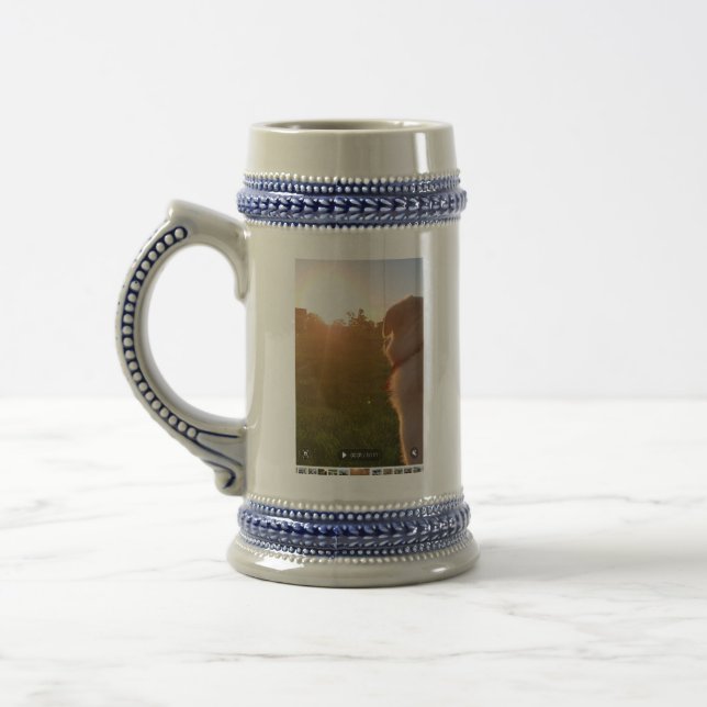 Sunset Puppy Beer Stein (Esquerda)