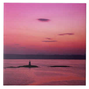 Sunset sobre Ilha de Skye, de Mallaig,