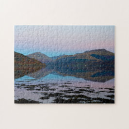 Sunset sobre Loch Fyne, Escócia, quebra-cabeça de