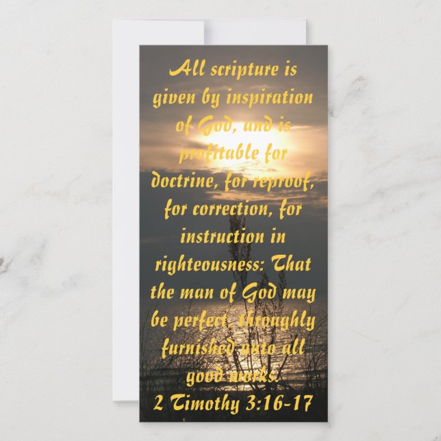 Sunset sobre o Lago Michigan Impressão ou Bíblia B (Frente)