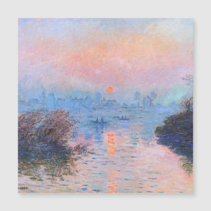 Sunset sobre o Seine Claude Monet