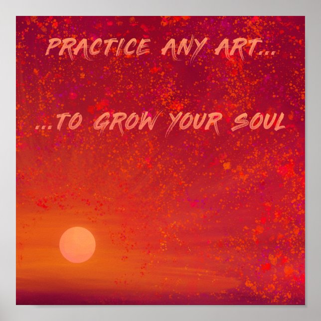 Sunset Soul Poster (Frente)