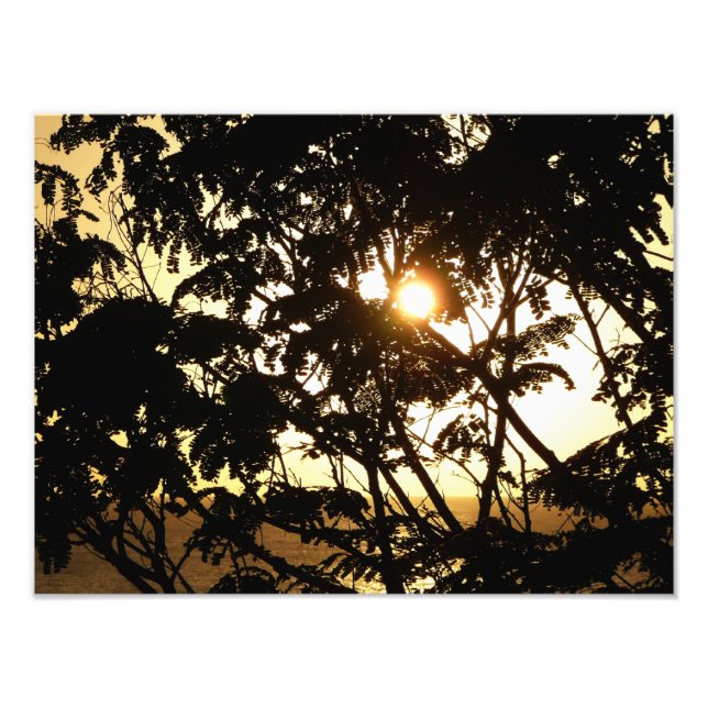 Sunset Through Tres I Fotografia Tropical (Frente)