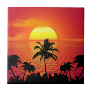 Sunset tropical