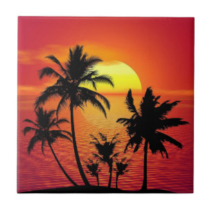 Sunset tropical