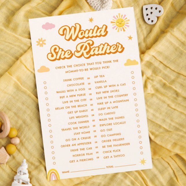 Sunsher Chá de fraldas Ela Preferencialmente Jogo (Criador carregado)