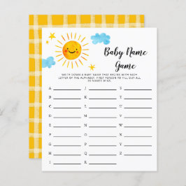 Sunshine Baby Name Game