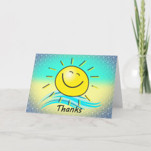 Sunshine Obrigado Cartões