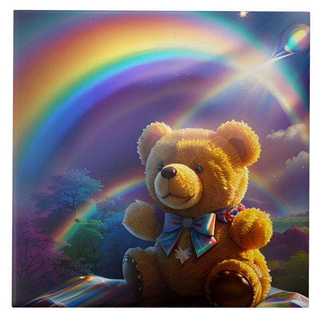 Sunshine Rainbow Teddy Bear Wonderland (Frente)