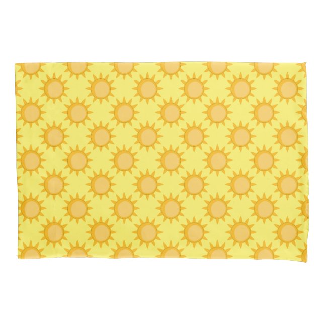 Sunshine Sun Pattern Design On Yellow  (Frente)