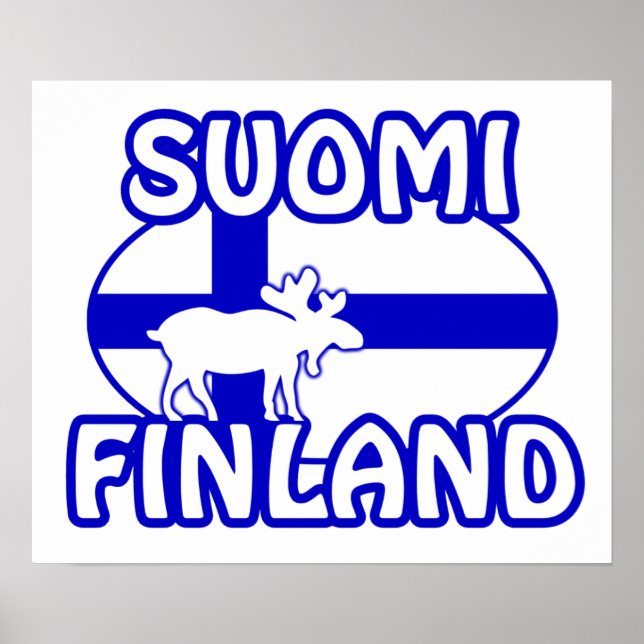 Suomi Finlândia poster (Frente)