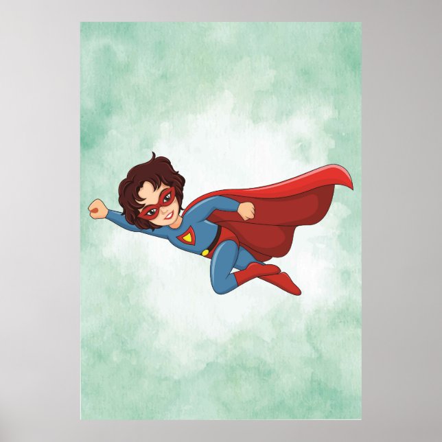 Super Boy Adventure Poster - Fábrica de Crianças D (Frente)
