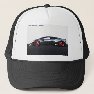 super carro esportivo em boné preto e branco