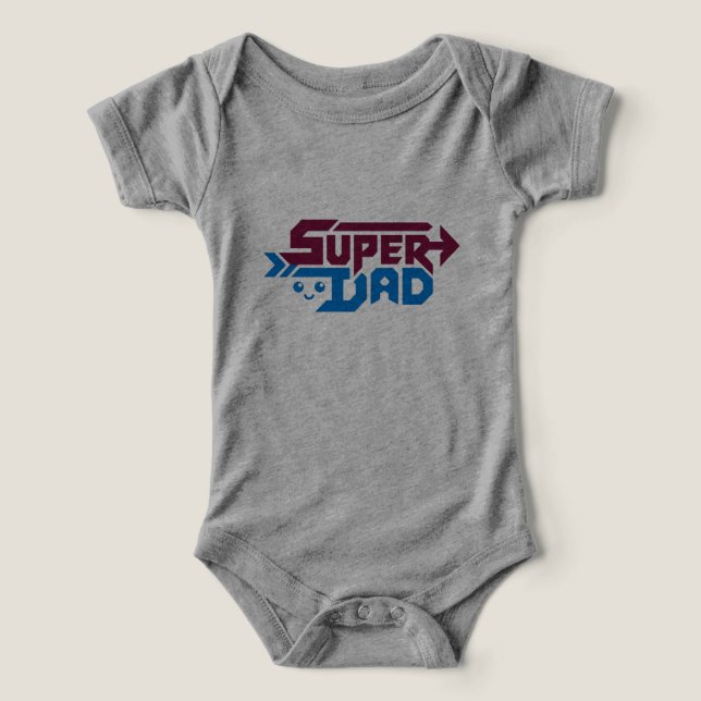 Super Dad Gamer Gift – Cute Retro (Design frontal)