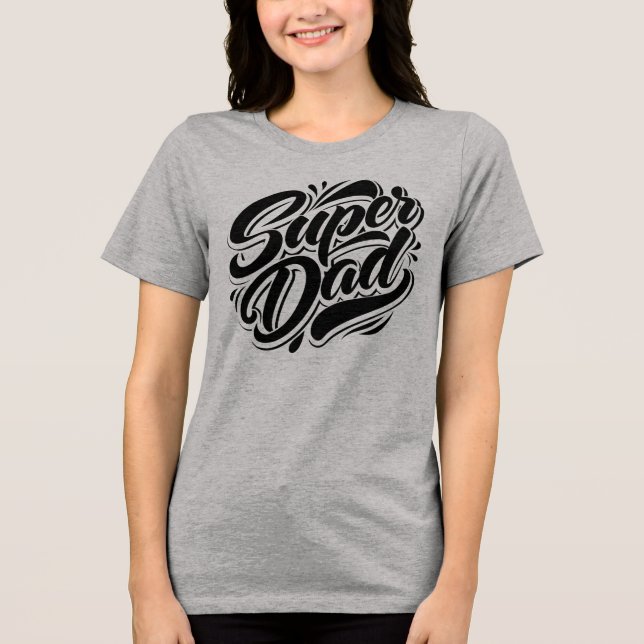 Super Dad Hero Typography Design-67888 Hoodie (Frente)