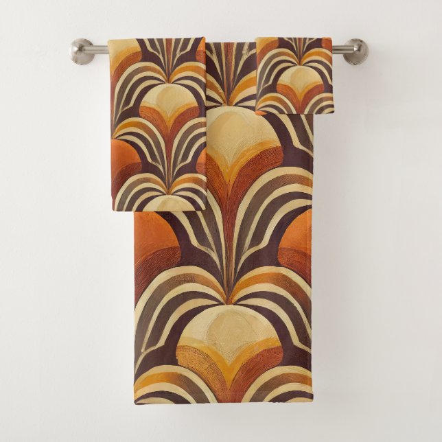 Super estilo mod 60s 70s Conjunto de toalhas (Insitu)