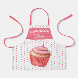 Super Fofa Cabeça de Padeiro Assando Cupcake Color