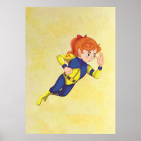 Super Girl Power Poster - Fábrica de Crianças Dive