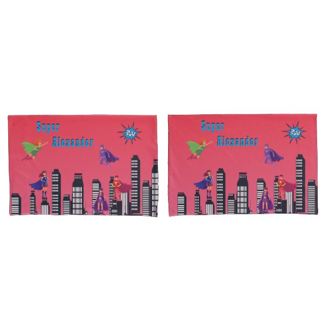 Super Herói da Justiça Personalizado Voando Colori (Frente - conjunto)