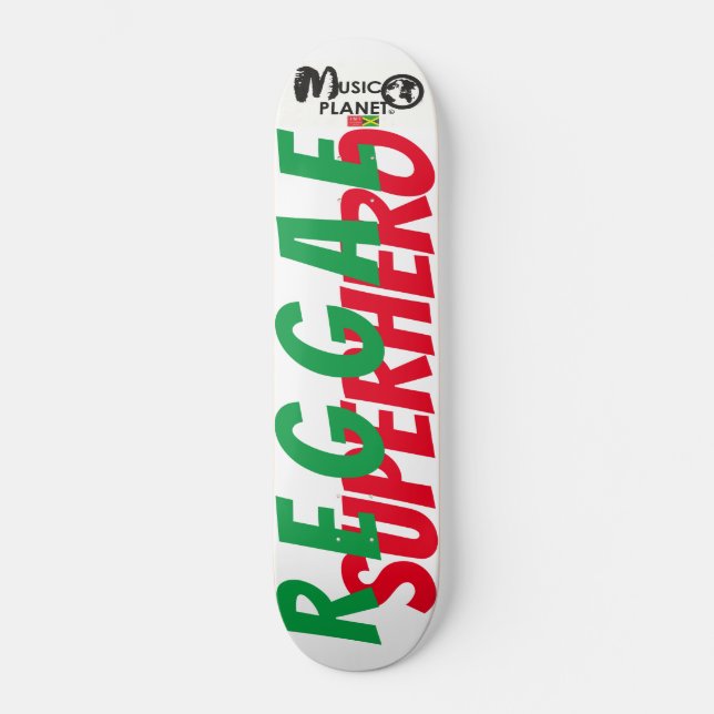 SUPER-HERÓI DO REGGAE / TST Skateboard (Frente)