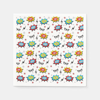 Super-herói guardanapos